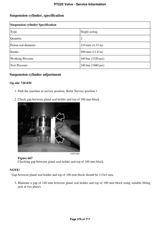 Volvo PT220 Asphalt Compactors Repair Service Manual - Image 4