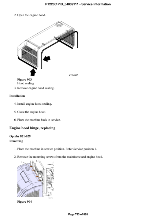 Volvo PT220C Asphalt Compactors Repair Service Manual - Image 5