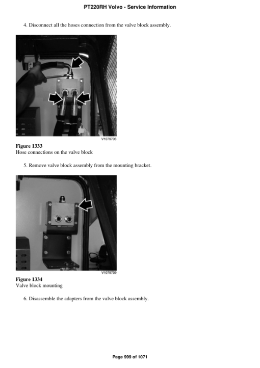 Volvo PT220RH Asphalt Compactors Repair Service Manual - Image 5