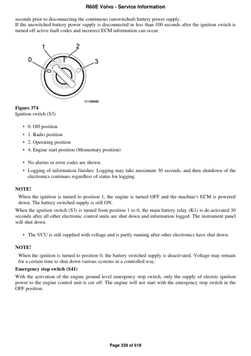 Volvo R60E Rigid Hauler Repair Service Manual - Image 4