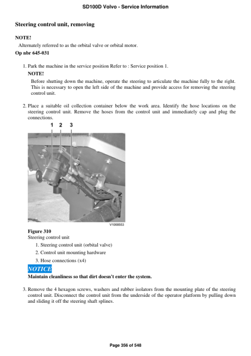 Volvo SD100D Soil Compactor Repair Service Manual - Image 4