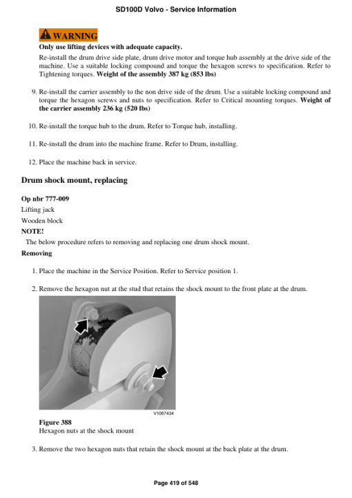 Volvo SD100D Soil Compactor Repair Service Manual - Image 5