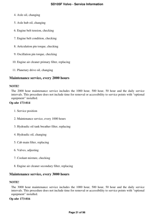 Volvo SD105F Soil Compactor Repair Service Manual - Image 2