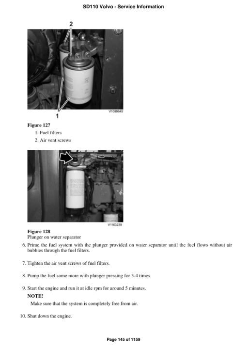 Volvo SD110 Soil Compactor Repair Service Manual - Image 3