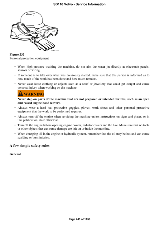 Volvo SD110 Soil Compactor Repair Service Manual - Image 4