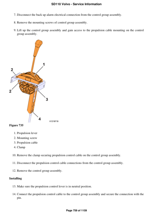 Volvo SD110 Soil Compactor Repair Service Manual - Image 5