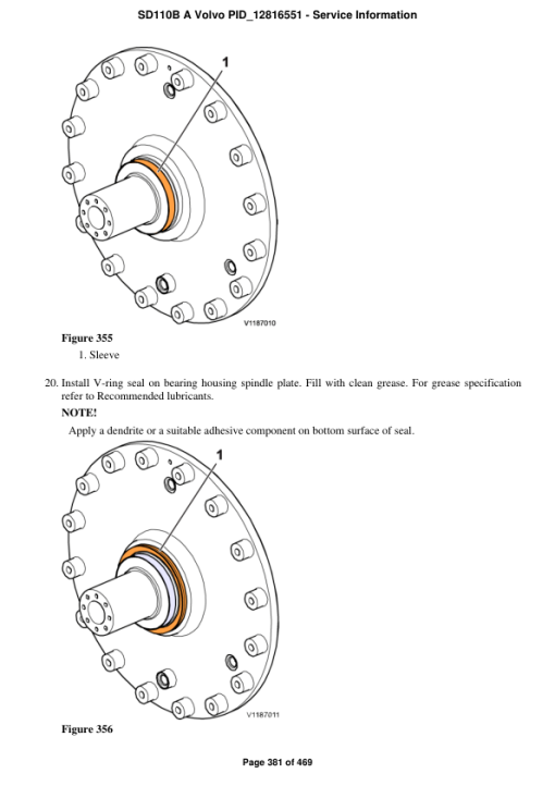 Volvo SD110B A Soil Compactor Repair Service Manual - Image 3