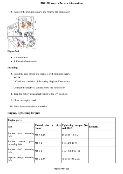 Volvo SD110C Soil Compactor Repair Service Manual - Image 2