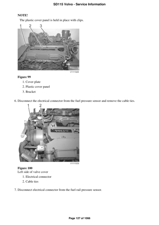 Volvo SD115 Soil Compactor Repair Service Manual - Image 2