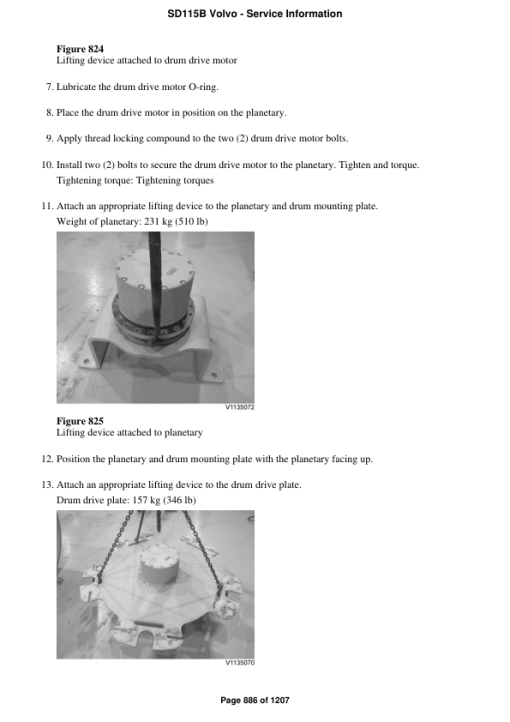 Volvo SD115B Soil Compactor Repair Service Manual - Image 5