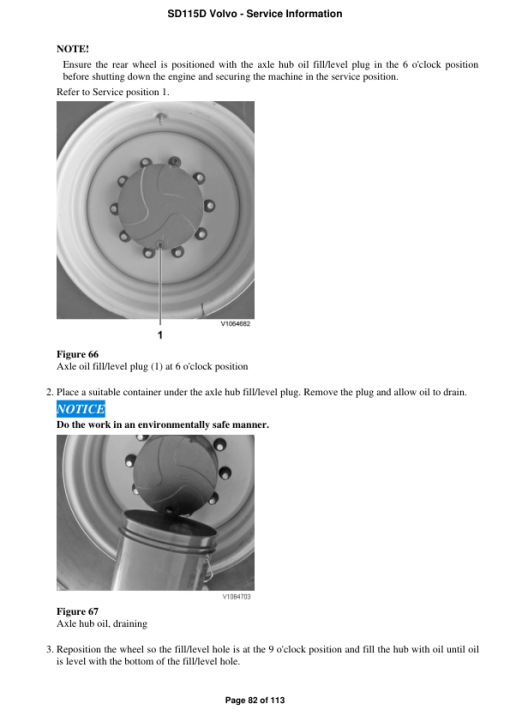 Volvo SD115D Soil Compactor Repair Service Manual - Image 5