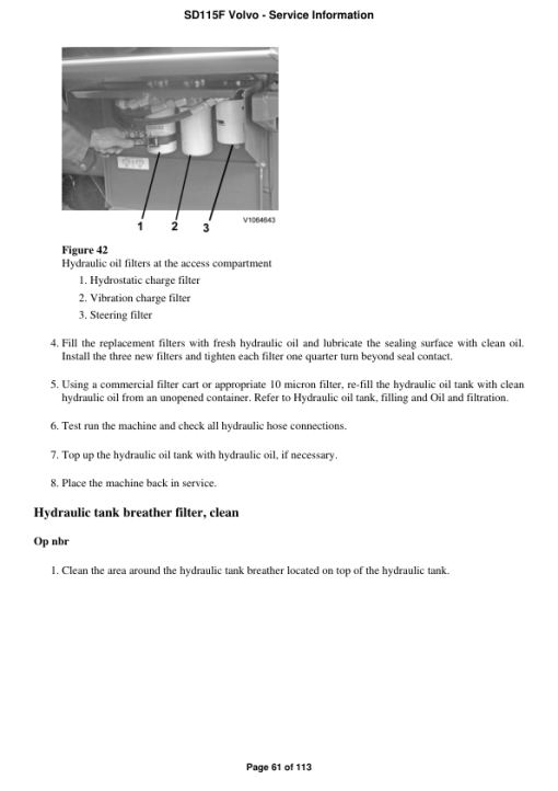 Volvo SD115F Soil Compactor Repair Service Manual - Image 4