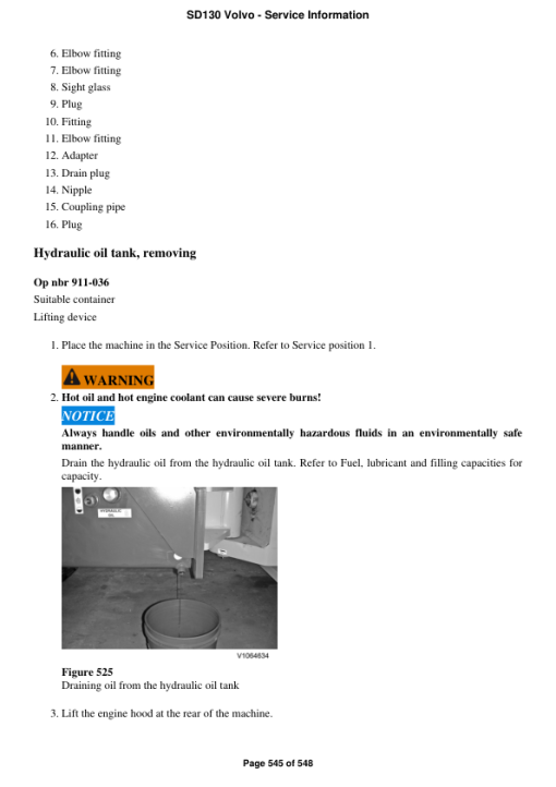 Volvo SD130 Soil Compactor Repair Service Manual - Image 4