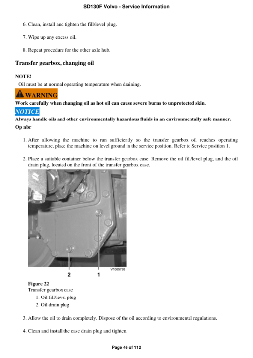 Volvo SD130F Soil Compactor Repair Service Manual - Image 3