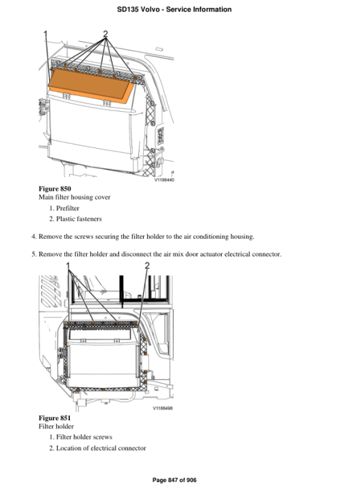 Volvo SD135 Soil Compactor Repair Service Manual - Image 5