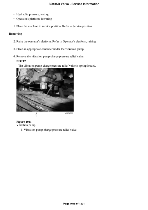 Volvo SD135B Soil Compactor Repair Service Manual - Image 2