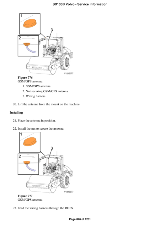 Volvo SD135B Soil Compactor Repair Service Manual - Image 5