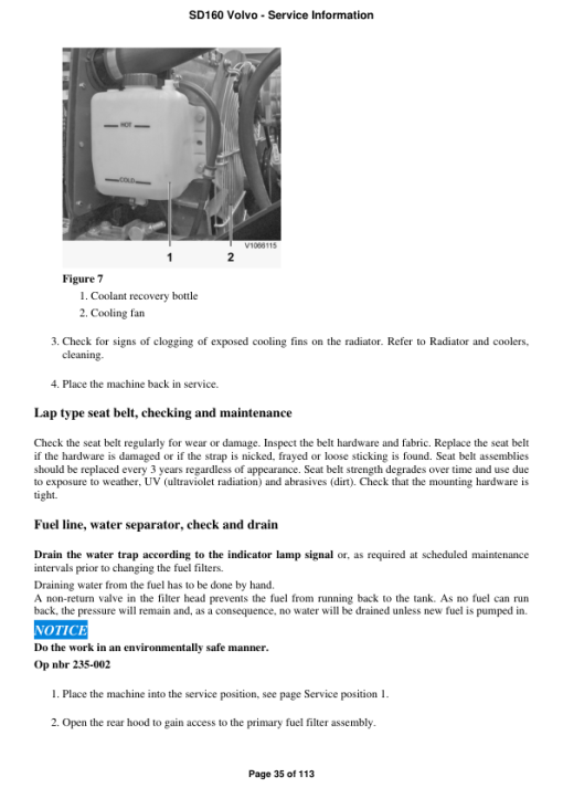 Volvo SD160 Soil Compactor Repair Service Manual - Image 2