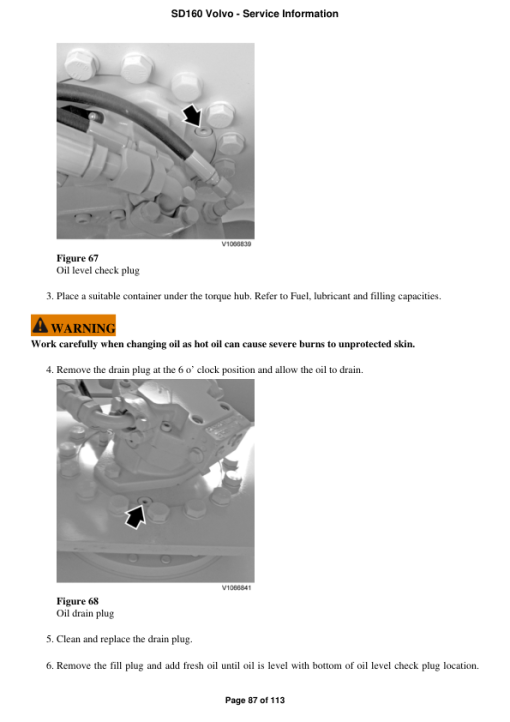 Volvo SD160 Soil Compactor Repair Service Manual - Image 5