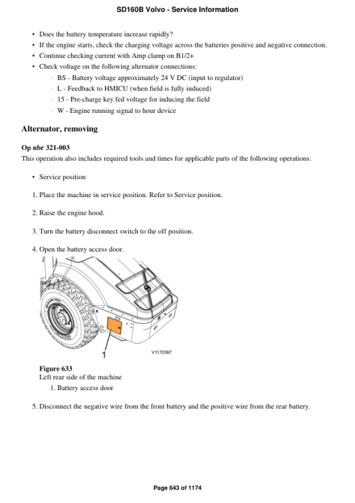 Volvo SD160B Soil Compactor Repair Service Manual - Image 5