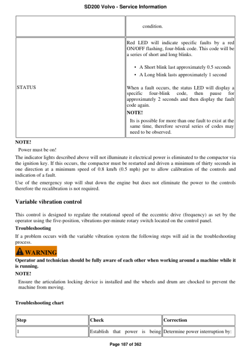 Volvo SD200 Soil Compactor Repair Service Manual - Image 3