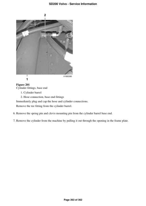 Volvo SD200 Soil Compactor Repair Service Manual - Image 4