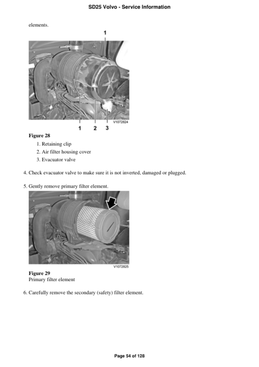 Volvo SD25 Soil Compactor Repair Service Manual - Image 2