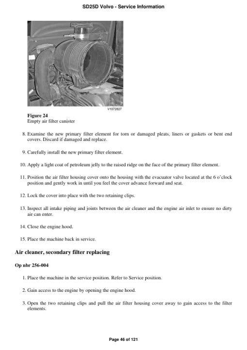 Volvo SD25D Soil Compactor Repair Service Manual - Image 4