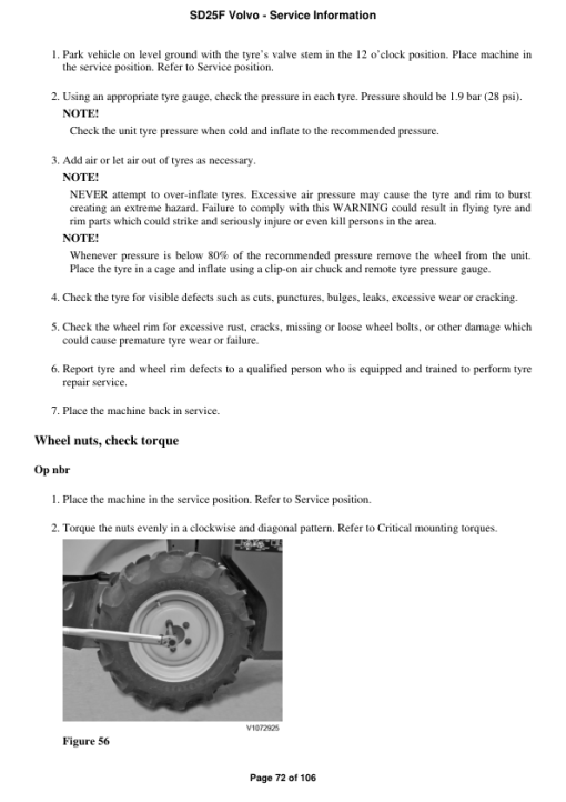 Volvo SD25F Soil Compactor Repair Service Manual - Image 5