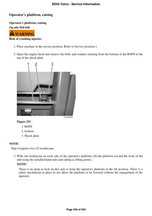 Volvo SD45 Soil Compactor Repair Service Manual - Image 3