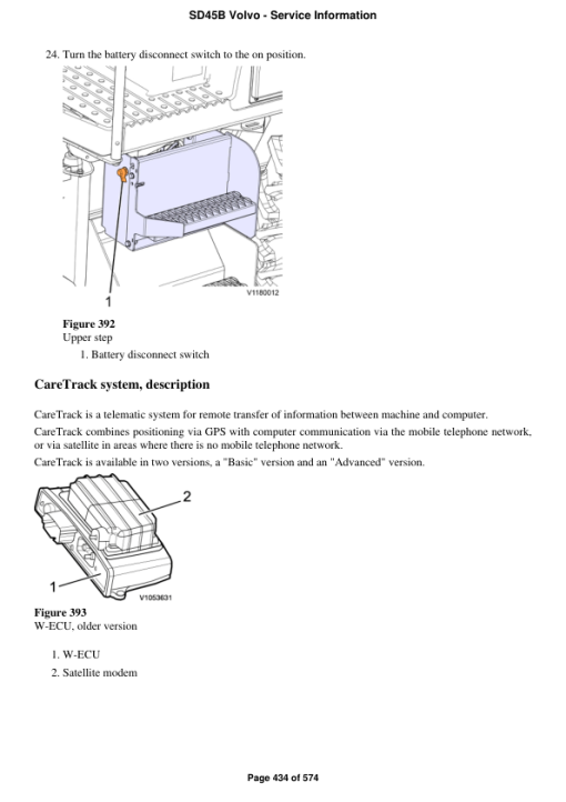 Volvo SD45B Soil Compactor Repair Service Manual - Image 3