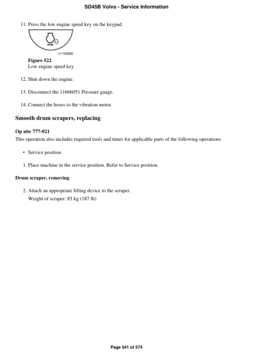 Volvo SD45B Soil Compactor Repair Service Manual - Image 4