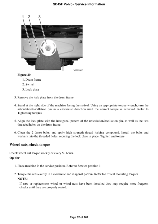 Volvo SD45F Soil Compactor Repair Service Manual - Image 5