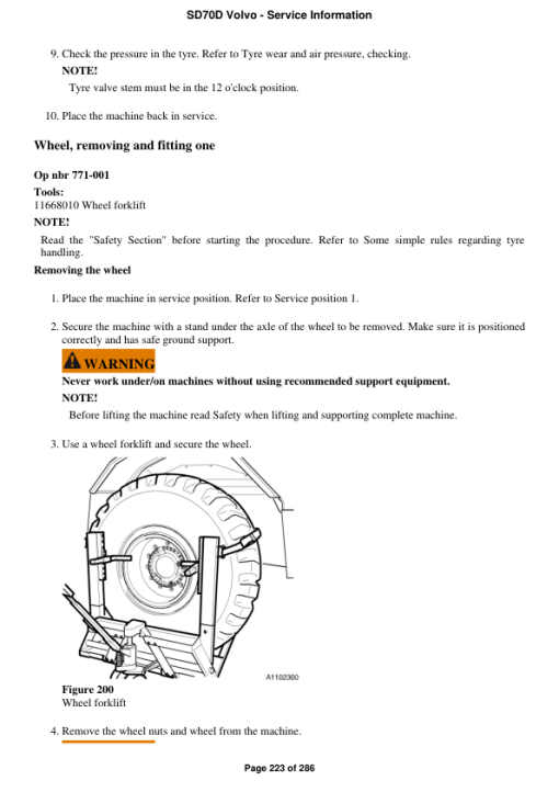 Volvo SD70D Soil Compactor Repair Service Manual - Image 4