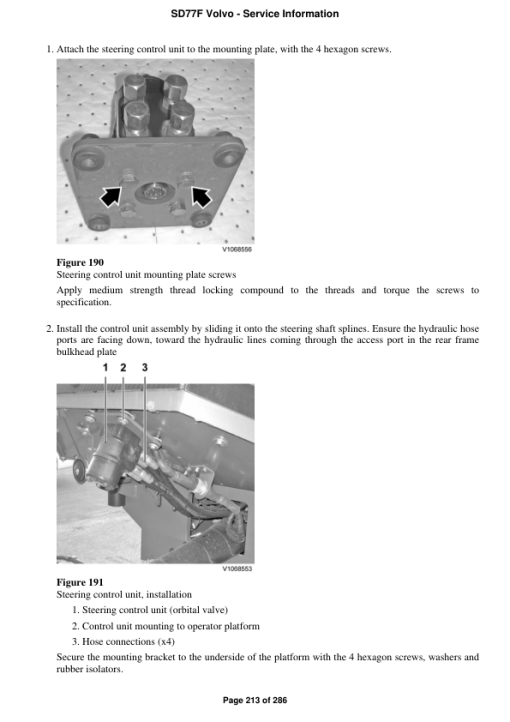 Volvo SD77F Soil Compactor Repair Service Manual - Image 4