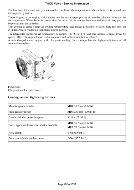 Volvo T450D Articulated Dump Truck Repair Service Manual - Image 4