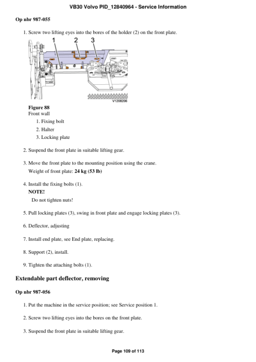 Volvo VB30 Screeds Repair Service Manual - Image 2