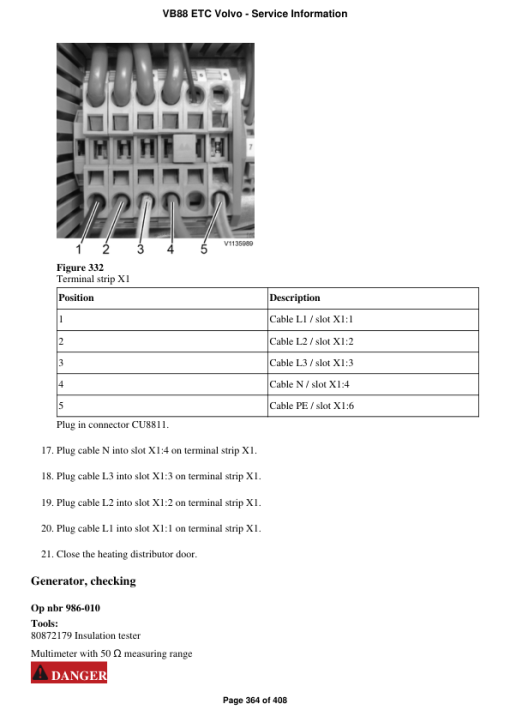 Volvo VB88 ETC Screeds Repair Service Manual - Image 2