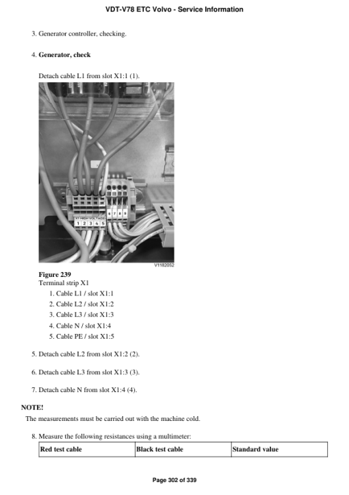 Volvo VDT-V78 ETC Screeds Repair Service Manual - Image 3