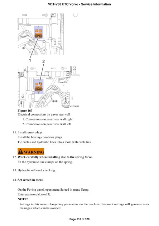 Volvo VDT-V88 ETC Screeds Repair Service Manual - Image 2