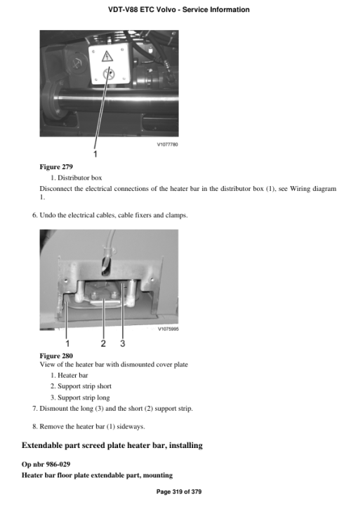 Volvo VDT-V88 ETC Screeds Repair Service Manual - Image 3