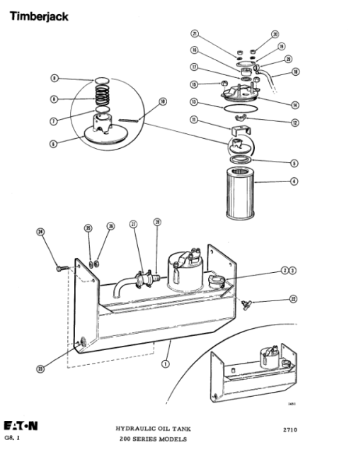 Timberjack 200D Forwarders (SN 782011-787113) Parts Catalog Manual - WC0764 - Image 3