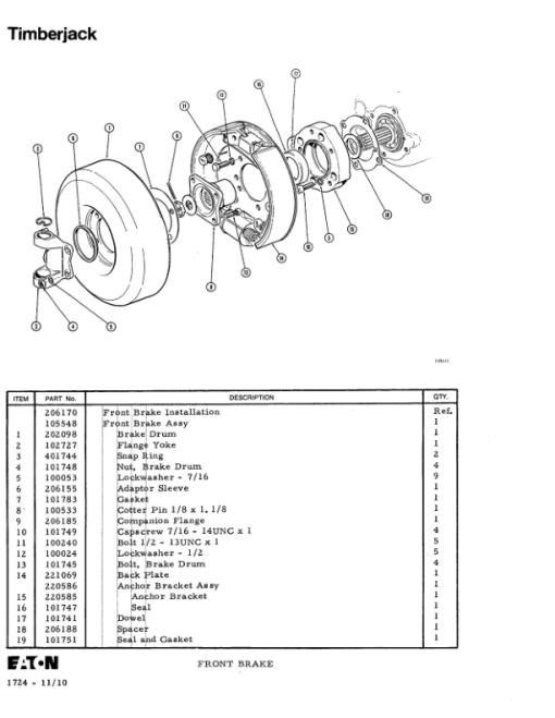 Timberjack 200D Forwarders (SN 787117-788857) Parts Catalog Manual - WC0767A - Image 3