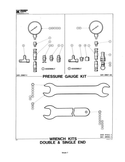 Koehring 24 Inch Multiple Tree Shear Felling Heads (SN 15001–) Parts Catalog Manual - WC21415391 - Image 2