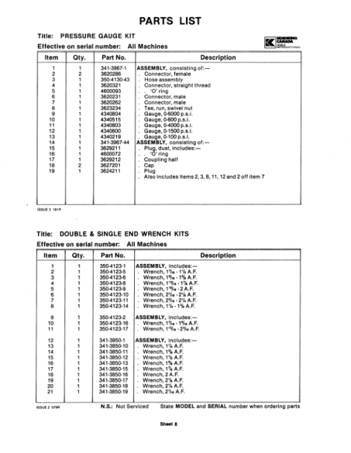 Koehring 24 Inch Multiple Tree Shear Felling Heads (SN 15001–) Parts Catalog Manual - WC21415391 - Image 4