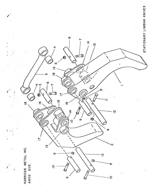 Koehring Waterous 620SD Delimbers (SN 51401-) Parts Catalog Manual - WC2141564 - Image 3