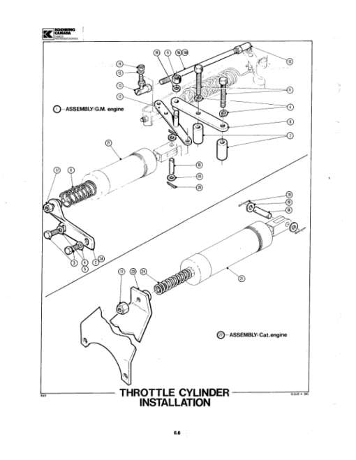 Koehring Waterous K3LF Knuckleboom Loader Parts Catalog Manual - Image 3