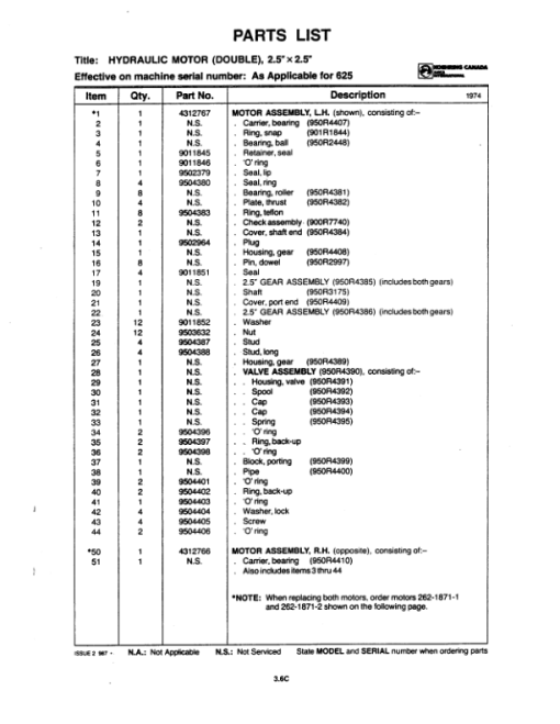 Timberjack 620 Tracked Feller Bunchers (SN 52001-52301-) Parts Catalog Manual - WC2141595 - Image 3