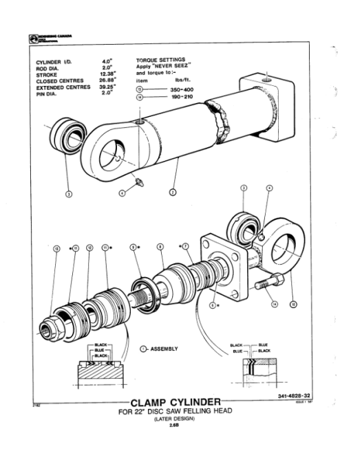 Timberjack 620 Tracked Feller Bunchers (SN 52001-52301-) Parts Catalog Manual - WC2141595 - Image 4