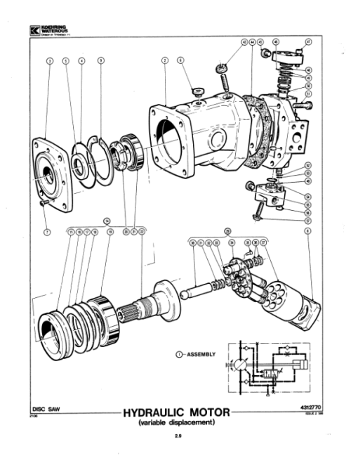 Koehring 20 Inch, 22 Inch Felling Heads (SN 12101-12999 & 12751-12999) Parts Catalog Manual - Image 4